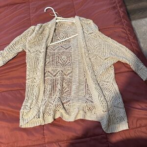 Short sleeve cardigan